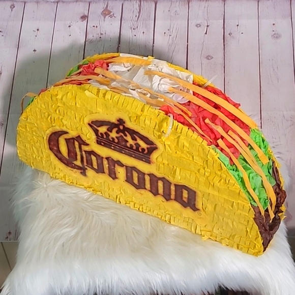 Corona Extra Taco Pinata Store Display Large Party Bar Man Cave Rare 24"x12"x6" - Picture 7 of 17